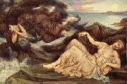 Evelyn De Morgan Port After Stormy Sea oil painting on canvas